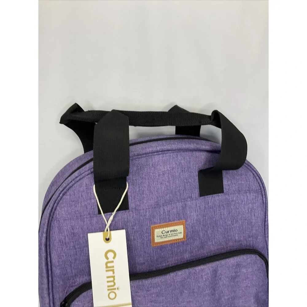 Curmio Backpack‎ Canvas Bag Multiple Pockets Organizer Lightweight Adjustable